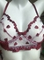 Conjunto Sexy sem Bojo com Tule Desenhado na internet