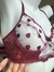 Conjunto Sexy sem Bojo com Tule Desenhado