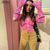 Nibber moda doce estilo de malha cardigan queimado mangas cor sólida camisola c na internet