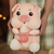 Garrafa De Leite Porco Brinquedo De Pelúcia Boneca De Algodão Recheado Cama De - Maquina de Negocio