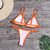 Conjunto de biquíni brasileiro feminino, maiô de cintura baixa, maiô brasilei - loja online