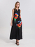 MOVOKAKA-Vestido longo com decote em v preto feminino, vestidos de festa soltos, - loja online