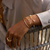 Pulseira de aço inoxidável Chain Link Cross para mulheres, elo ajustável, emp na internet