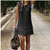Imagem do Vestido feminino sexy de renda branca sem mangas, elegante com pom pom, floral o