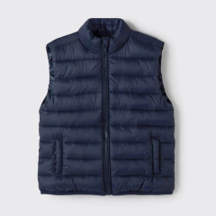 Colete Puffer Infantil Unissex - Azul - Hering