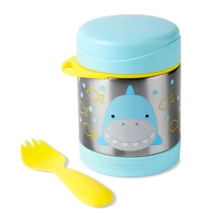 POTE TÉRMICO COM TALHER ZOO TUBARÃO SKIP HOP - comprar online