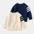 blusa de frio infantil masculino branco 