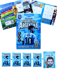 KIT ÁLBUM MUNDIAL “EDICIÓN ARGENTINA" en internet