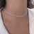Chocker de Prata Riviera Cristal