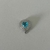 CHARMS EM RÓDIO BRANCO CRAVEJADOS