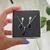 CONJUNTO BRINCO + COLAR PEDRA COLORIDA - comprar online