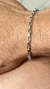 PULSEIRA UNISSEX 19 CM + 5 CM DE EXTENSOR AÇO na internet