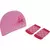 Kit gorro e meia RN rosa feminino Pimpolho