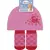 Kit gorro e meia RN rosa feminino Pimpolho - comprar online