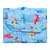 Roupão Estampado com Capuz Tubarão Baby Joy - Dona Cegonha