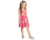 Vestido canelado maxi floral dog 3 anos