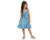 Vestido em cotton maquinetado hibiscos 6 anos