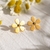 Aretes acero margarita - comprar online