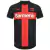 Camisa Bayer Leverkusen I 24/25 Castore - Masculina - Torcedor - Preta