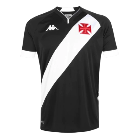 Camisa Vasco I 22/23 Kappa - Masculina - Torcedor - Preta