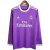 Camisa Real Madrid Retrô 16/17 Manga Longa - Torcedor - Masculina - Roxa