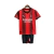 Kit Infantil Milan Home 23/24 - Puma - Vermelho e Preto