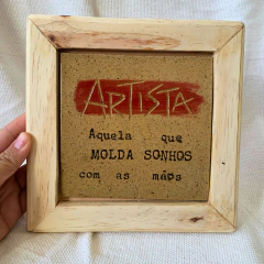 quadro artista - molda sonhos na internet