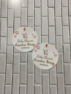 Stickers personalizados para baby shower