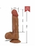 Pênis Realístico com vibrador - Bahamut - 21,8 X 4,6 cm - Baile