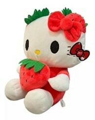 Hello Kitty Peluche Fresa Grande 35 Cm Importado Original - comprar en línea
