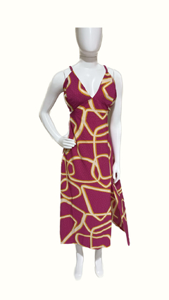 Vestido Decote V com Alça