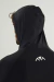 Imagem do Lycra com Capuz Preta com proteção UV Masculina
