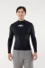 Camisa Lycra com proteção UV Slim PRETA Masculina