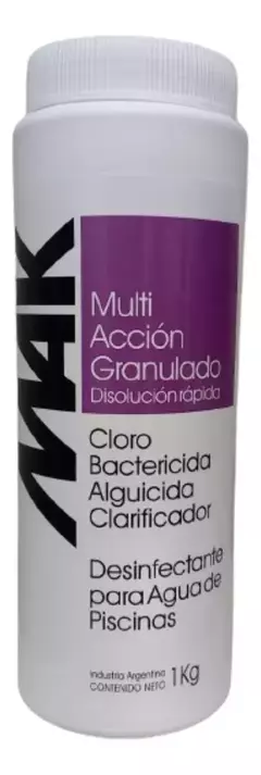 Cloro granulado multiaccion MAKINTHAL 1KG