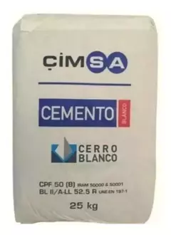 Cemento blanco 25kg