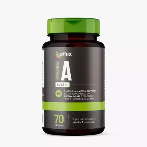VITAMINA A 70 CÁPS OMIX