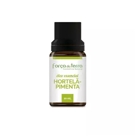 ÓLEO ESSENCIAL HORTELÃ PIMENTA 10 ML FORÇA DA TERRA