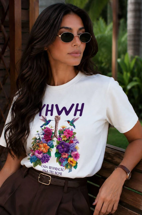 T-Shirt Cada respiração fala teu nome