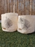 Set Contenedor Lienzo con Estampa