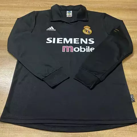 CAMISETA TITULAR REAL MADRID 2002/03 MANGA LARGA - comprar online