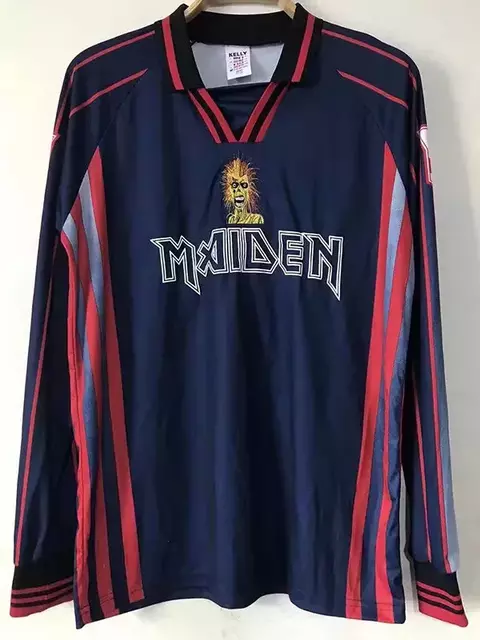 CAMISETA TITULAR WEST HAM IRON MAIDEN 1999 MANGA LARGA