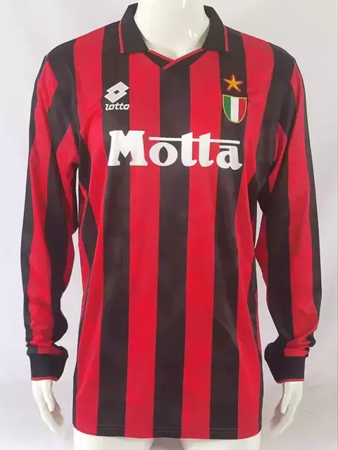 CAMISETA TITULAR MILAN 1993-94 MANGA LARGA