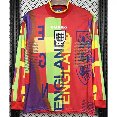 CAMISETA ARQUERO INGLATERRA 1996 MANGA LARGA