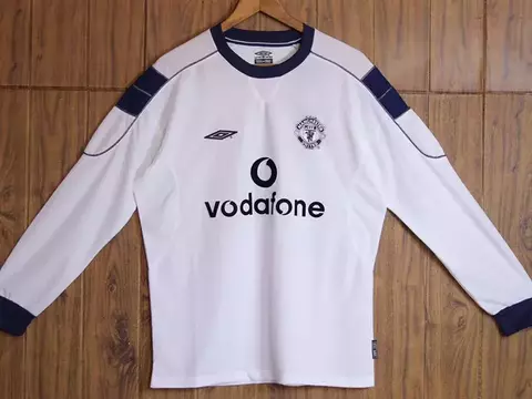 CAMISETA SUPLENTE MANCHESTER UNITED 1999-00 MANGA LARGA