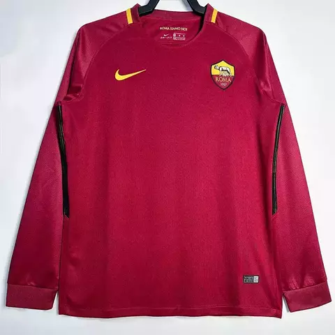 CAMISETA TITULAR ROMA 2017/18 MANGA LARGA - comprar online