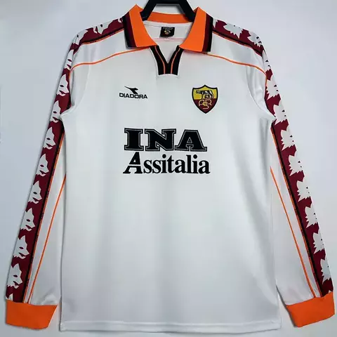 CAMISETA SUPLENTE ROMA 1998/99 MANGA LARGA - comprar online