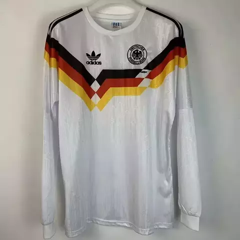CAMISETA TITULAR ALEMANIA 1990 MANGA LARGA - comprar online