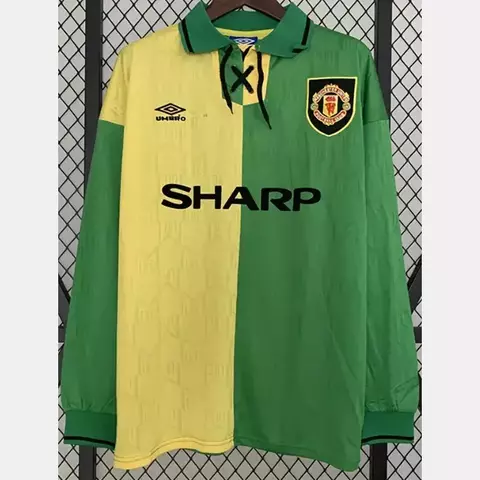 CAMISETA SUPLENTE MANCHESTER UNITED 1992 MANGA LARGA
