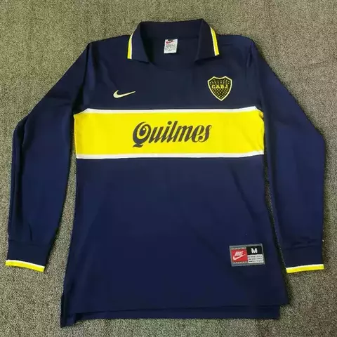 CAMISETA TITULAR BOCA JUNIORS 1996/97 MANGA LARGA - comprar online