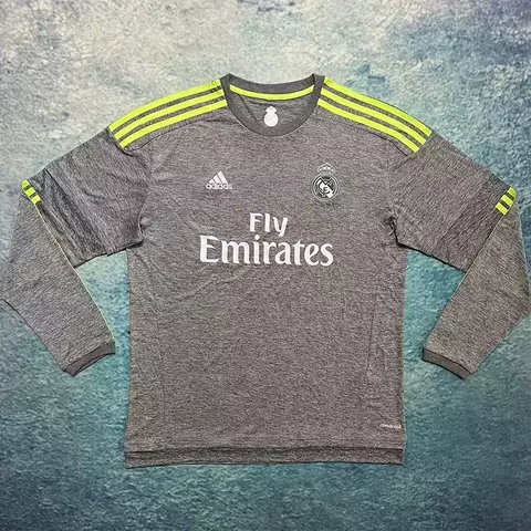 CAMISETA SUPLENTE REAL MADRID 2015/26 MANGA LARGA - comprar online